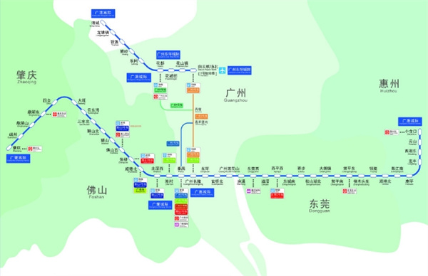 廣東城際“四線“貫通5月26日開通運營