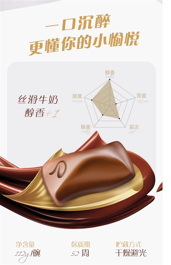 牛奶、黑巧兩種口味：德芙巧克力10.9元/碗抄底發(fā)車