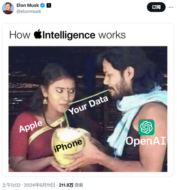 iOS 18與OpenAI合作引入AI！馬斯克怒了：將禁止蘋果設備