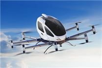 純電空中出租車！億航智能EH216-S無人駕駛eVTOL完成沙特首飛