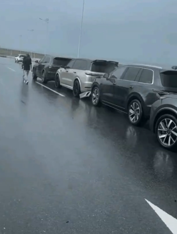理想車友聚會(huì)發(fā)生多車追尾被質(zhì)疑AEB不行 官方回應(yīng)：雨天路滑 車距太近