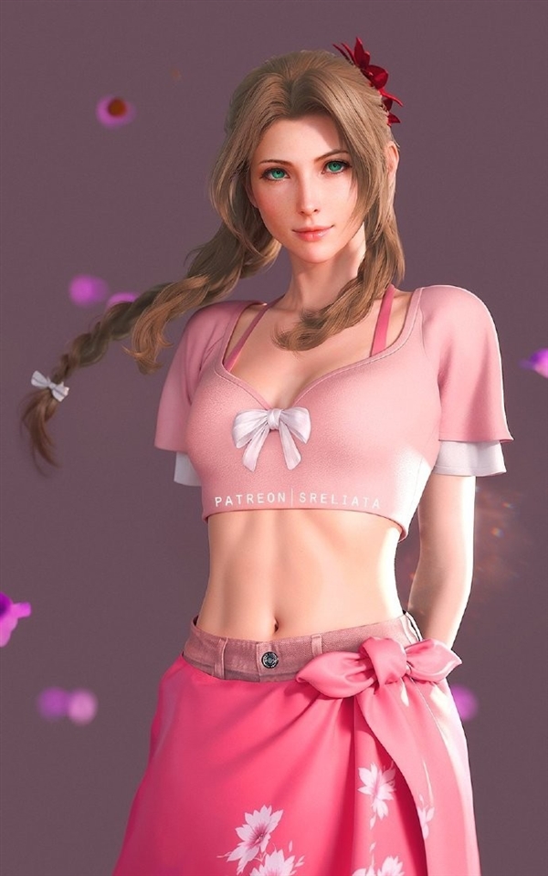 《終幻想7》蒂法與愛(ài)麗絲3D美圖賞：性感美麗吸睛