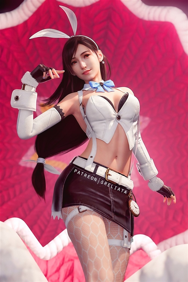 《終幻想7》蒂法與愛(ài)麗絲3D美圖賞：性感美麗吸睛