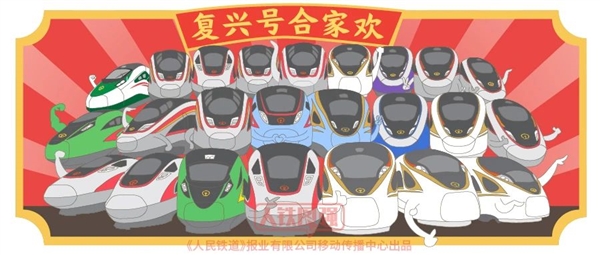 官方公布“復(fù)興號”動(dòng)車組全家福！23.4億公里、22億人次