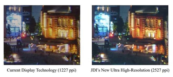2.15英寸可達(dá)2527PPI！日本JDI開(kāi)發(fā)全球高分辨率玻璃基屏幕