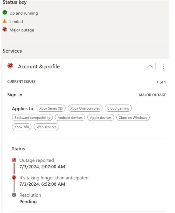 微軟 Xbox Live 全球大面積死機(jī)