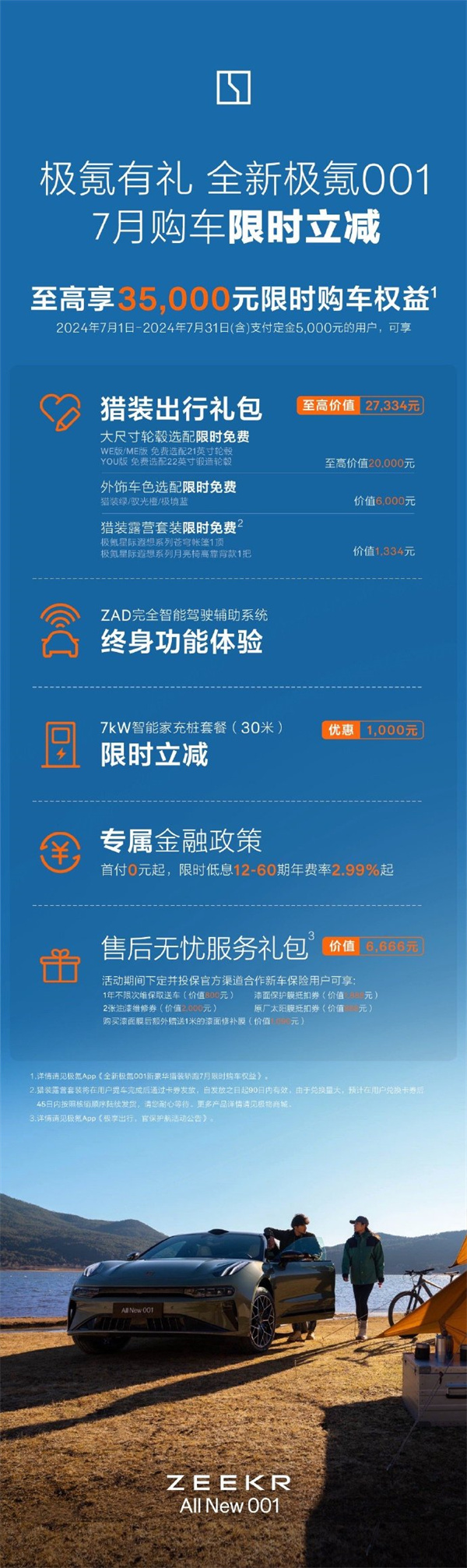 全新極氪 001 推出 7 月限時(shí)購(gòu)車優(yōu)惠