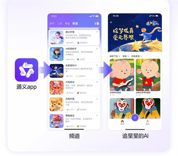 阿里“通義”APP 上線“追星星的 AI”工具