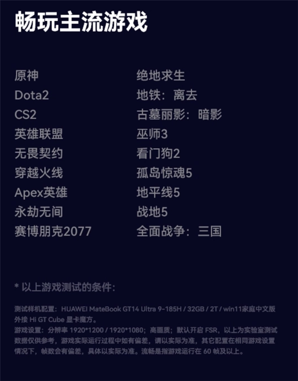 3999元！華為MateBook GT 14外接顯卡上架：AMD RX 7600M XT 秒變游戲本