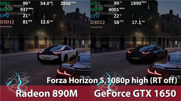 AMD RDNA 3.5核顯游戲?qū)崪y(cè)！Radeon 890M超越獨(dú)顯GTX 1650