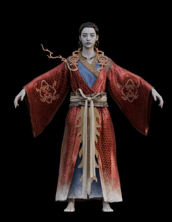 帥炸！玩家提取《黑神話》亢金星君新3D模型：龍形態(tài)顯現(xiàn)