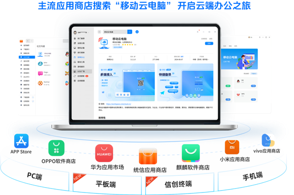 中國移動云電腦PC端3.0發(fā)布：適配海思、麒麟主流國產(chǎn)化芯片