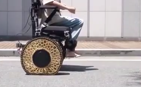 韓國(guó)研發(fā)出爬樓輪椅：可隨地形變化自動(dòng)變形