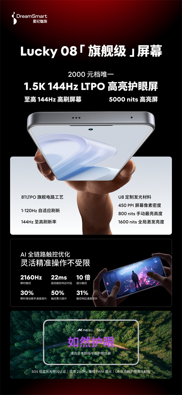 魅族 Lucky 08 手機(jī)發(fā)布，起售價 1599 元