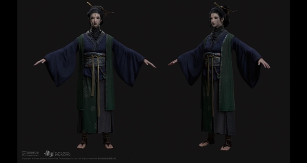 《黑神話：悟空》角色新建模圖：四妹太美麗 氣場(chǎng)強(qiáng)大