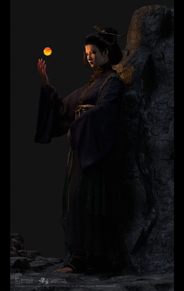 《黑神話：悟空》角色新建模圖：四妹太美麗 氣場(chǎng)強(qiáng)大