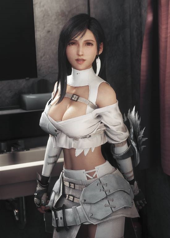 《FF7》蒂法絕色飯制美圖：白發(fā)、膠衣、泳裝任君賞