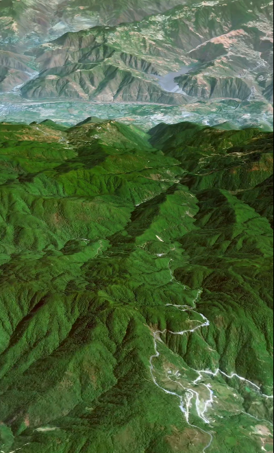 吉林一號(hào)3D衛(wèi)星視角看兇險(xiǎn)的哀牢山：進(jìn)去就是送命！