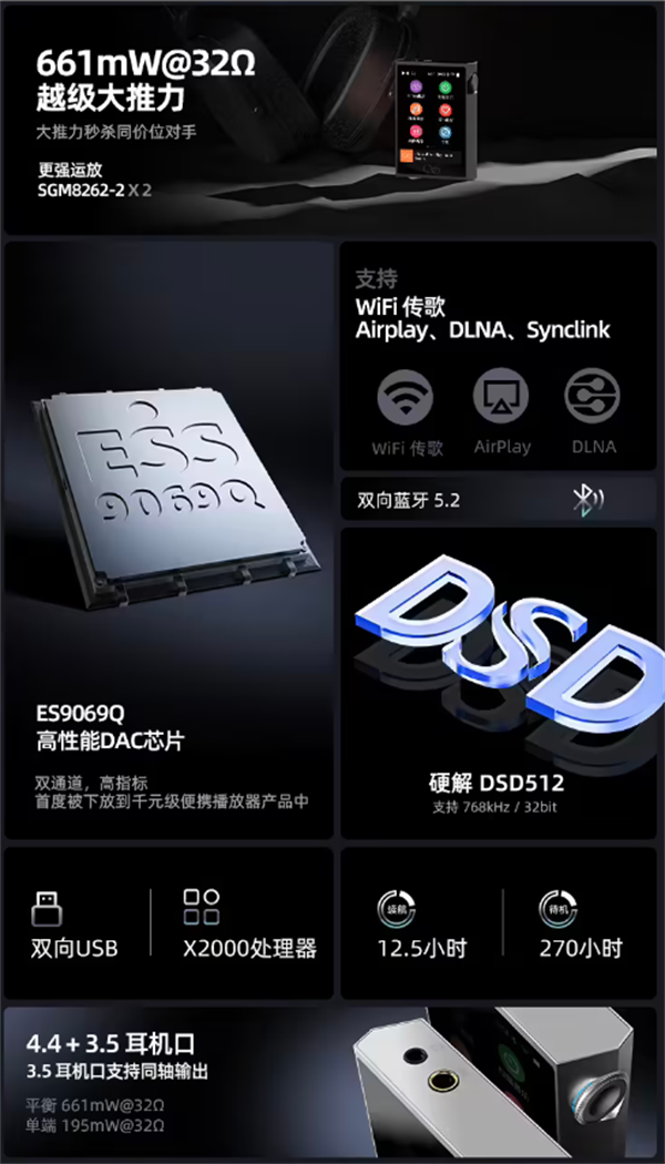 ?山靈 M1 Plus 紅黑特別版播放器開售：推力強勁，續(xù)航持久?