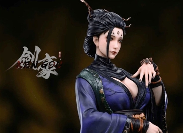 《黑神話》蜘蛛四妹飯制手辦欣賞：比原版更性感誘人