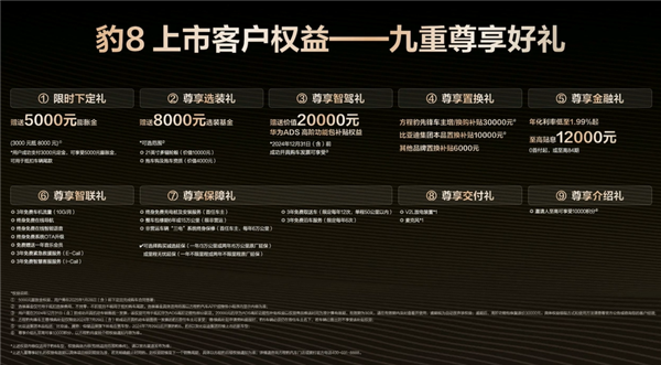 比亞迪首款華為智駕車！方程豹汽車豹8上市：37.98萬起