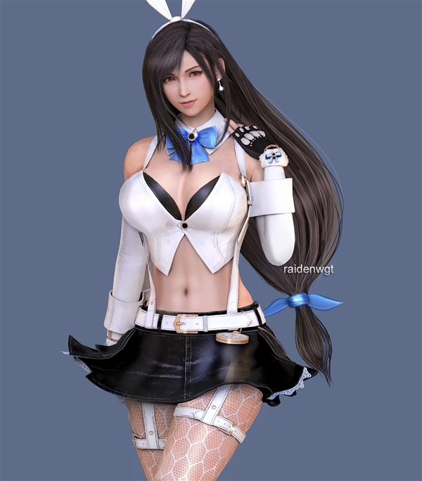 《終幻想7》蒂法新3D美圖：穿上新裝 魅力無限