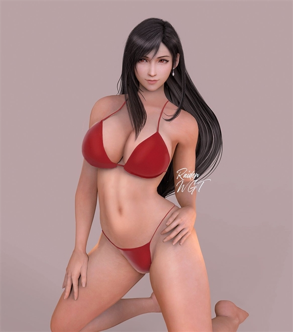 《終幻想7》蒂法新3D美圖：穿上新裝 魅力無限