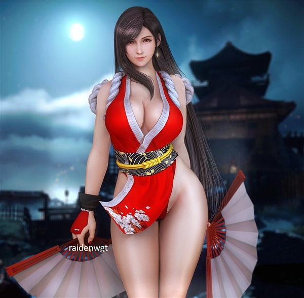 《終幻想7》蒂法新3D美圖：穿上新裝 魅力無限
