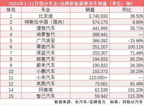 2024年終盤點：比亞迪特斯拉領(lǐng)銜 新能源市場表現(xiàn)超乎預(yù)期
