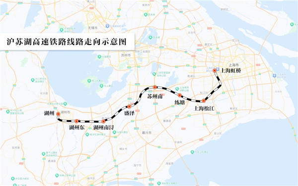 時(shí)速350公里的滬蘇湖高鐵開通：中國密集高鐵網(wǎng)+1