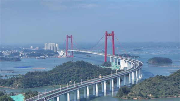 6.6千米！廣西長跨海大橋龍門大橋正式通車