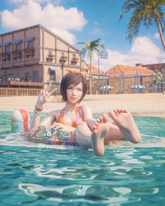 蒂法新3D區(qū)同人圖：圣誕裝