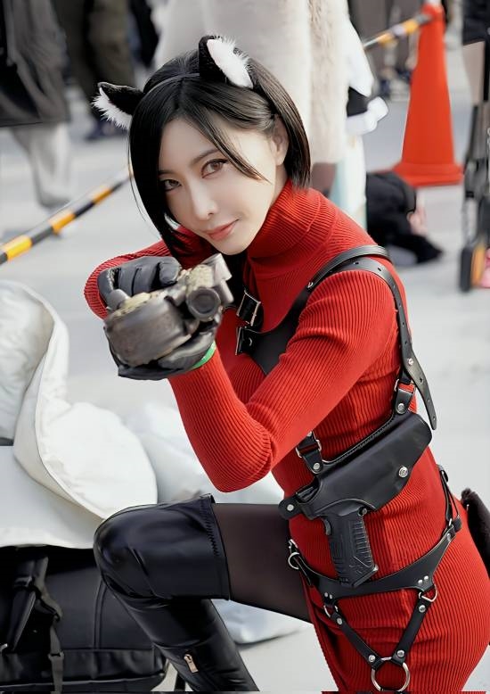 好身材美女COS艾達(dá)王：貓耳版王阿姨你愛(ài)了嗎
