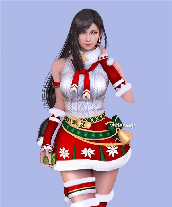 《終幻想7》蒂法新年賀圖賞：完美身材 性感熱辣