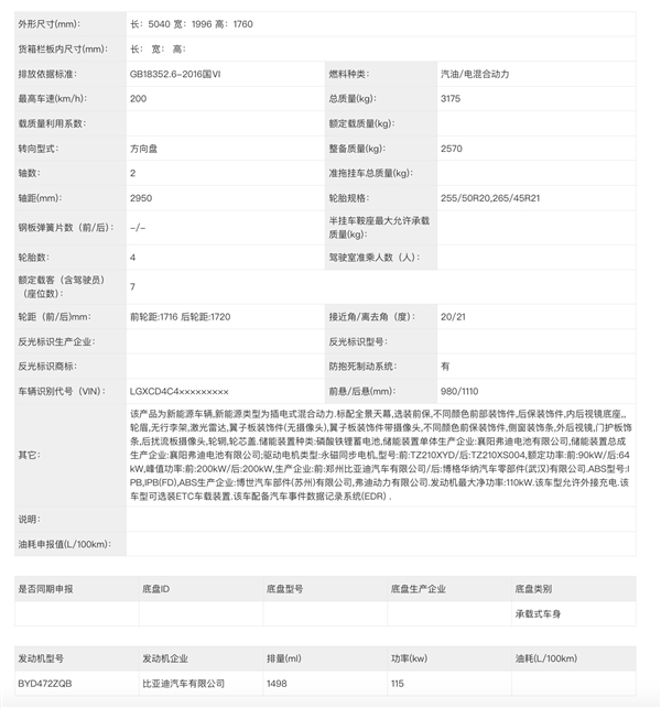史上大、猛！比亞迪唐L官方照正式公布：長度超5米 搭載全球強電機