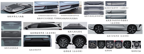 搭載全球強(qiáng)電機(jī) 比亞迪唐L DM實車曝光：自帶車頂無人機(jī)艙