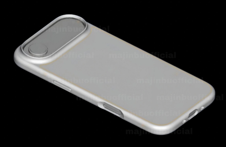 告別豎排：蘋(píng)果 iPhone 17 手機(jī)殼渲染圖曝光，水平“藥丸”狀攝像頭吸睛