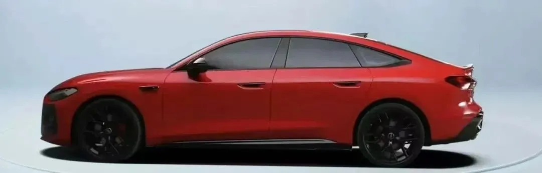 紅色車身 + 轎跑姿態(tài)，上汽奧迪 A5L 實車曝光
