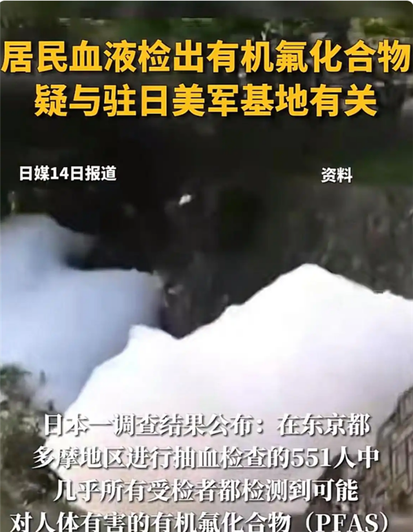 時隔兩年又被曝！日本一水井有機氟化物濃度超標達1460倍 