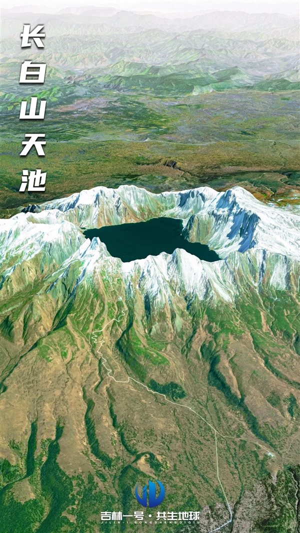 衛(wèi)星看中國12大壯美天池！你很可能只知道2個(gè)