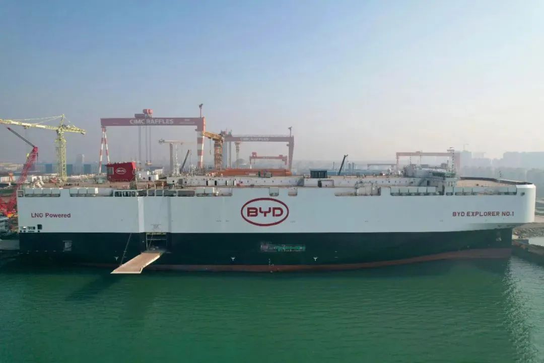 比亞迪規(guī)劃滾裝船艦隊(duì)，為新能源汽車全球綠色出行添動(dòng)力
