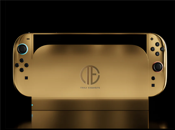 有錢的可以考慮 全球首款24K金Switch 2來了！6.1萬元起、限量250臺