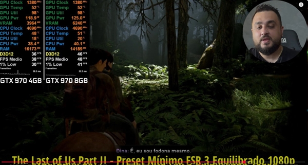 11年前的GTX 970升到8GB顯存游戲?qū)崪y(cè)：比原版快了40%！