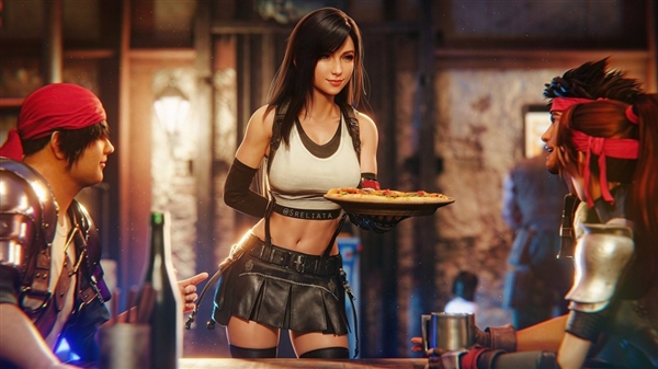 《終幻想7》蒂法新3D美圖 穿《GTA6》女主服裝更性感迷人