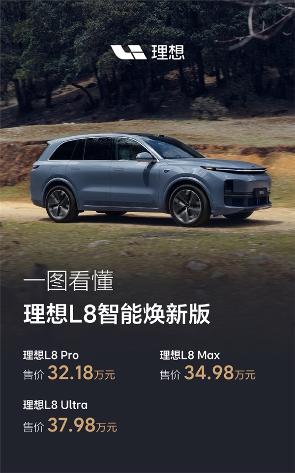 30萬級(jí)六座新能源SUV標(biāo)桿！看懂理想L8智能煥新版