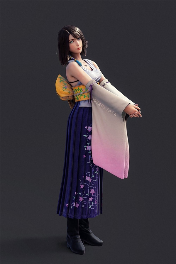 《終幻想7》蒂法新3D美圖 穿《GTA6》女主服裝更性感迷人
