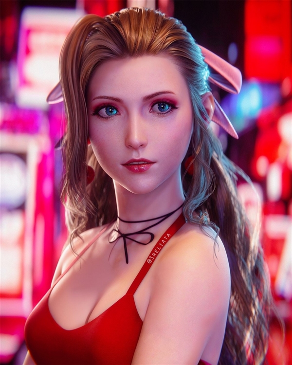 《終幻想7》蒂法新3D美圖 穿《GTA6》女主服裝更性感迷人