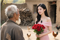 68歲孤寡老人將女主播公開(kāi)視頻當(dāng)成私人告白 村口苦等國(guó)家發(fā)的老婆